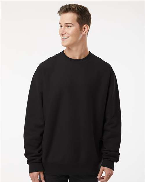 Independent Trading Co. IND5000C, Unisex Legend Premium Heavyweight Cross-grain Crewneck Sweatshirt, Black
