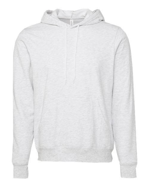 BELLA + CANVAS 3719, Unisex Sponge Fleece Hoodie Sweatshirt, Ash