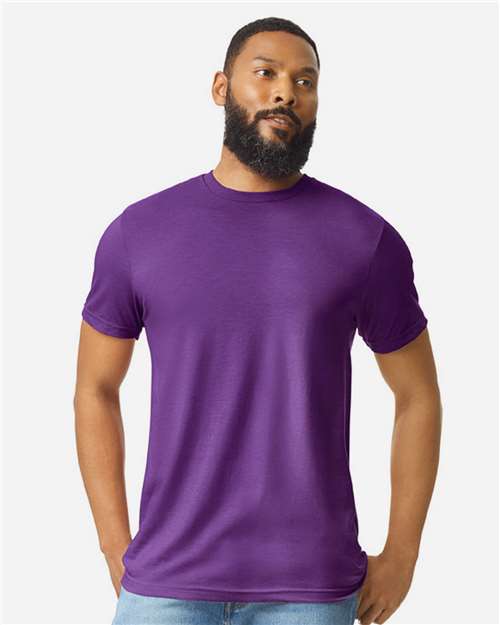 Unisex Softstyle® CVC T-Shirt - Amethyst - - 8906 - Toronto Screen Printing- Color