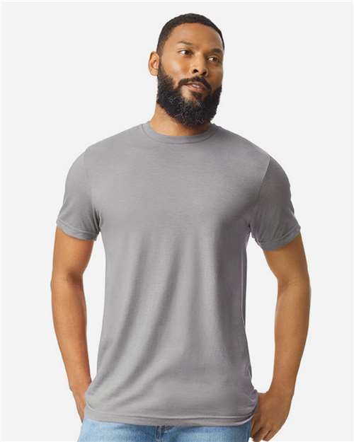 Gildan 64000CVC, Unisex Softstyle Cvc T-shirt, Cement