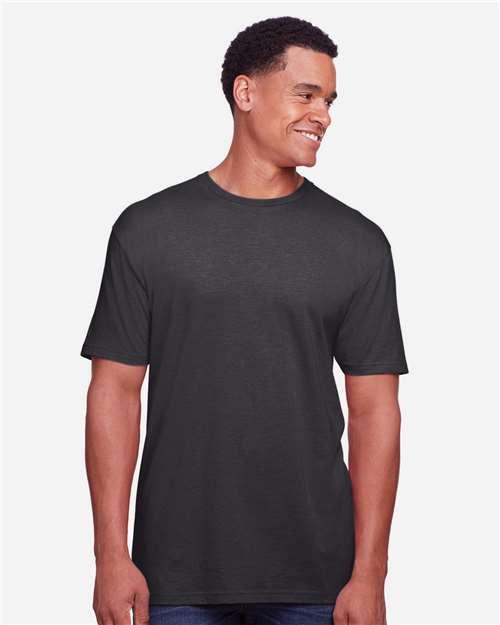 Gildan 64000CVC, Unisex Softstyle Cvc T-shirt, Pitch Black Mist
