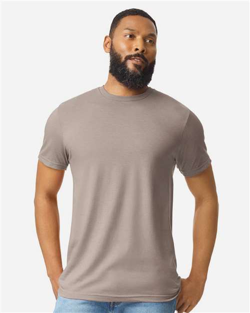 Gildan 64000CVC, Unisex Softstyle Cvc T-shirt, Slate