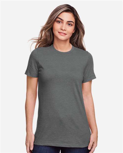 Gildan 64001LCVC, Women's Softstyle Cvc T-shirt, Gunmetal
