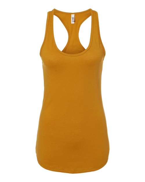Next Level 1533, Women's Ideal Racerback Tank, Antique Gold