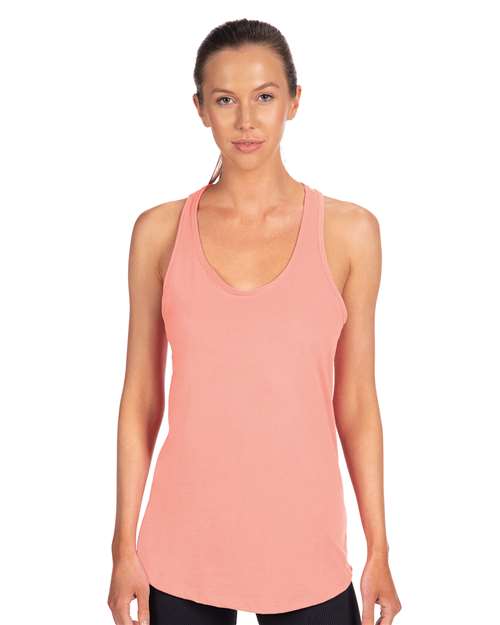 Next Level 1533, Women's Ideal Racerback Tank, Desert Pink