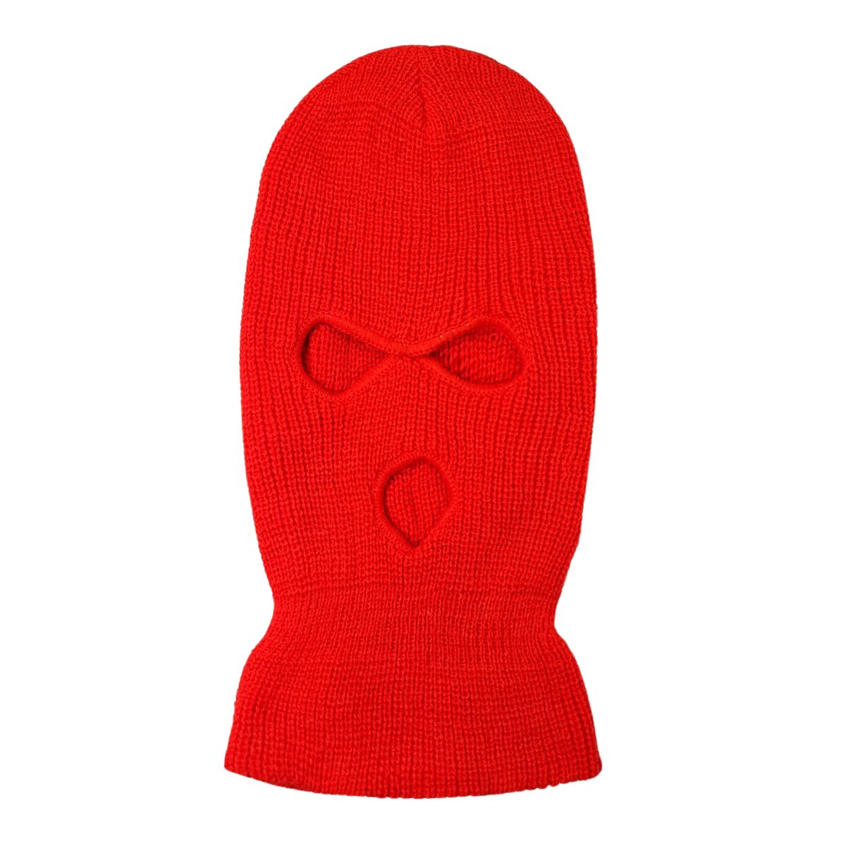 3 Hole Balaclava - JF3, Multi-Coloured Red OSFA