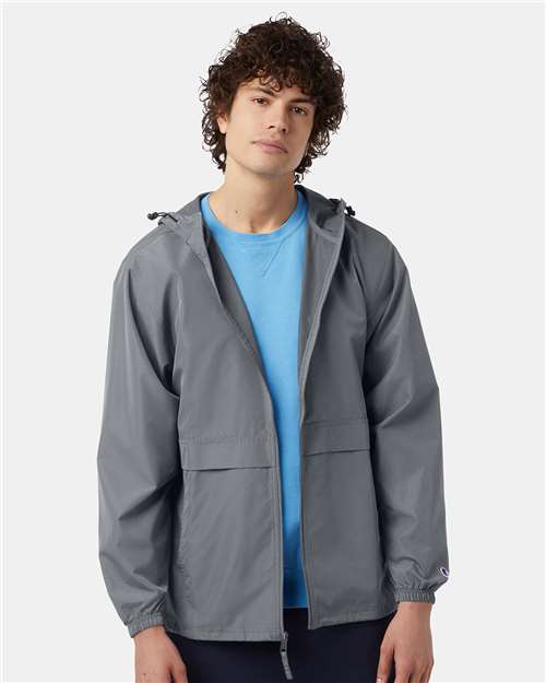 Champion CO125, Unisex Full-zip Anorak Jacket, Graphite