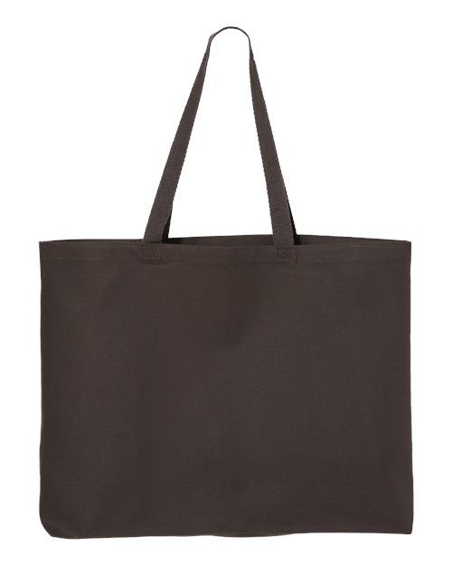 25L Jumbo Tote - - 4324 - Toronto Embroidery Charcoal One Size bulk orders carry bags custom bags custom decoration custom embroidery durable embroidered bags embroidery service fast turnaround long lasting premium quality professional embroidery professional grade toronto embroidery tote bags