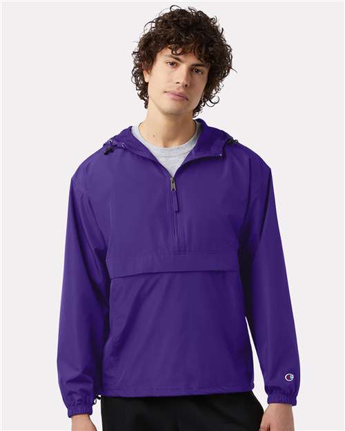 Champion CO200, Unisex Packable Anorak Jacket, Purple