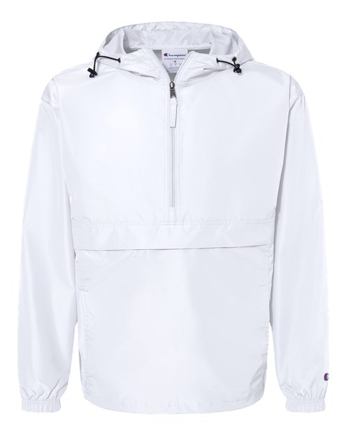 Champion CO200, Unisex Packable Anorak Jacket, White
