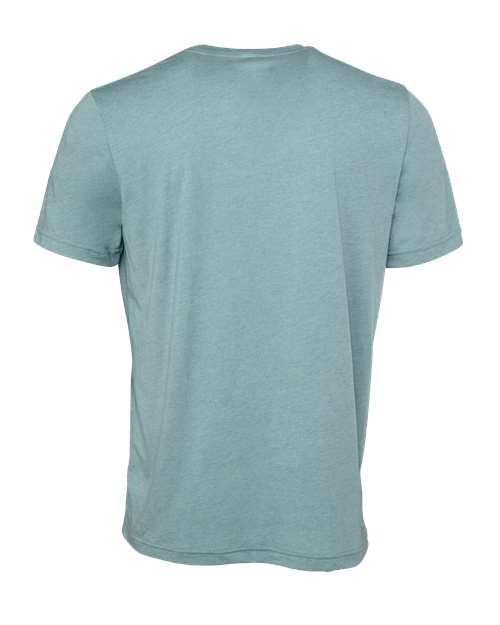 BELLA + CANVAS 3001CVC, Cvc Jersey Tee, Heather Blue Lagoon