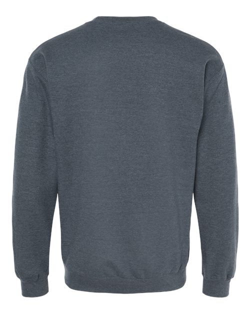 Gildan SF000 Unisex Softstyle® Midweight Crewneck Sweatshirt Cotton Cotton-Poly Blend Crewneck Fleece Midweight Moisture-Wicking Outerwear Polyester Regular Fit Spandex Sport / Athletic Super Heavyweight Sweatshirts & Fleece Tear-Away Label Tops Womens Womens Tops