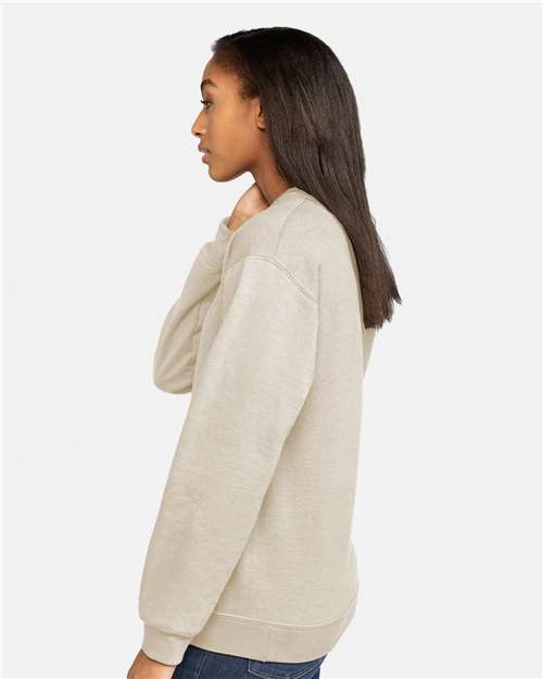 Gildan SF000 Unisex Softstyle® Midweight Crewneck Sweatshirt Cotton Cotton-Poly Blend Crewneck Fleece Midweight Moisture-Wicking Outerwear Polyester Regular Fit Spandex Sport / Athletic Super Heavyweight Sweatshirts & Fleece Tear-Away Label Tops Womens Womens Tops