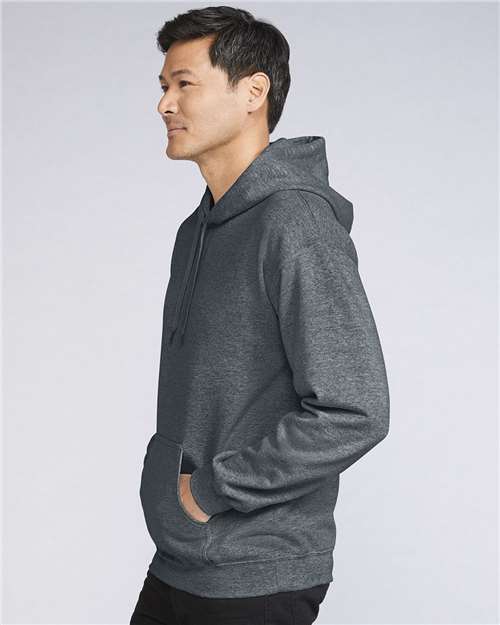 Gildan SF500 Unisex Softstyle® Midweight Hooded Sweatshirt Cotton Cotton-Poly Blend Fleece Hooded Insulated Jersey Midweight Moisture-Wicking Outerwear Pocket Polyester Regular Fit Spandex Sport / Athletic Super Heavyweight Sweatshirts & Fleece Tear-Away Label Tops Womens Womens Tops