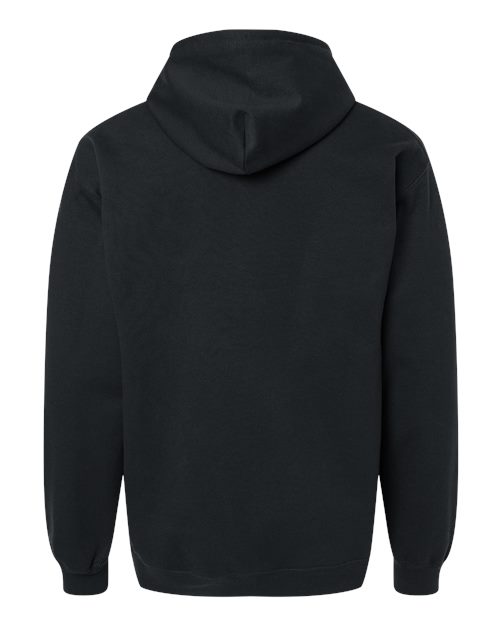 Gildan SF600, Unisex Softstyle Midweight Full-zip Hooded Sweatshirt, Black