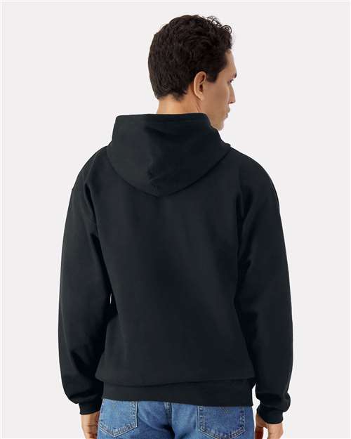 Gildan SF600, Unisex Softstyle Midweight Full-zip Hooded Sweatshirt, Black
