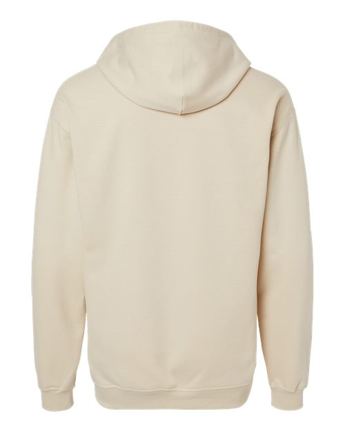 Gildan SF600, Unisex Softstyle Midweight Full-zip Hooded Sweatshirt, Sand