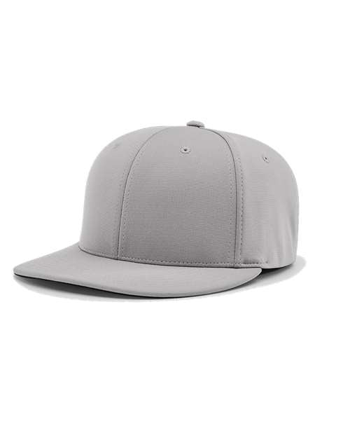 Pulse R-Flex - - 6438 Grey S M 90295 Adult Headwear Mens & Unisex Mid Profiles Moisture-Management Performance Polyester Polyester - Over 50% PTS20 Richardson Six-Panel Spandex Structured