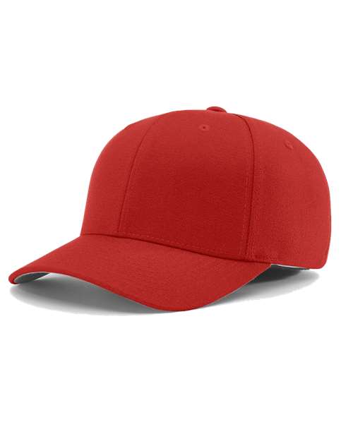 Lite R-Flex - - 6472 Red 09895 585 Adult Best Selling Brands Fitness and Wellness Headwear Mid Profiles Pre-Curved Visor Richardson Six-Panel Spandex Structured