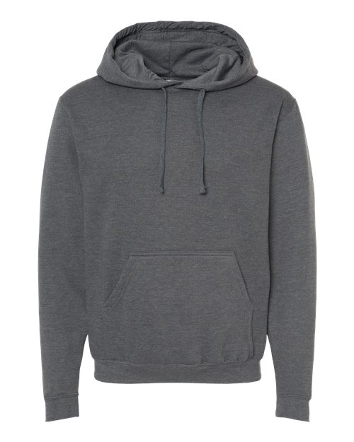 M&O 3320, Unisex Pullover Hoodie, Heather Charcoal