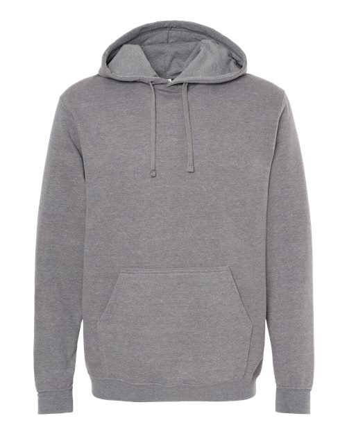 M&O 3320, Unisex Pullover Hoodie, Heather Grey