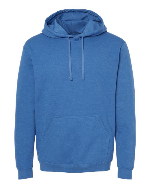 M&O 3320, Unisex Pullover Hoodie, Heather Royal