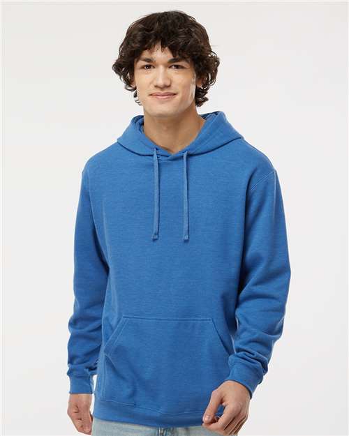 M&O 3320, Unisex Pullover Hoodie, Heather Royal