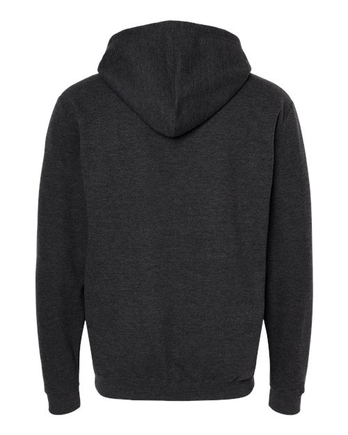 M&O 3320, Unisex Pullover Hoodie, Jet Black Heather