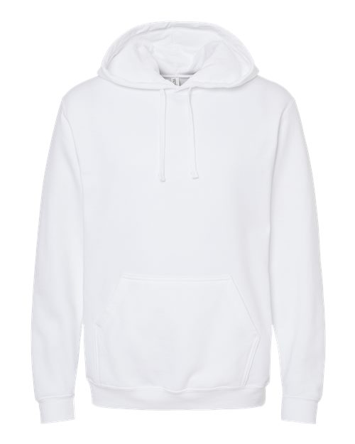 M&O 3320, Unisex Pullover Hoodie, White