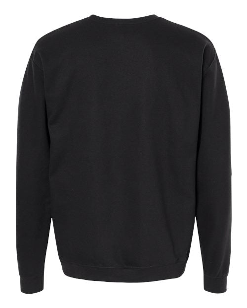 M&O 3340, Unisex Crewneck Fleece, Black