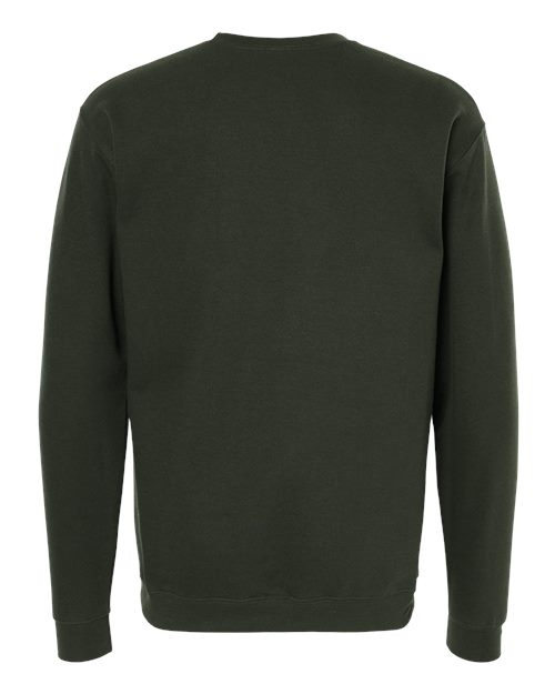 M&O 3340, Unisex Crewneck Fleece, Forest Green