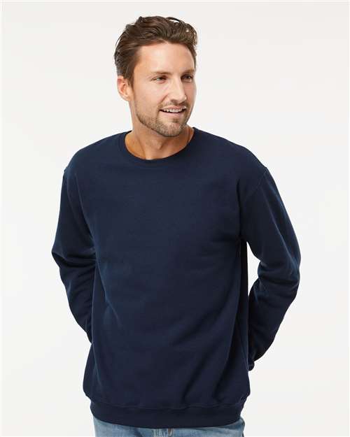 M&O 3340, Unisex Crewneck Fleece, Navy