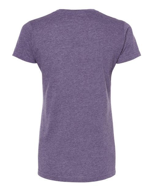 M&O 3540, Women's Deluxe Blend T-shirt, Heather Purple