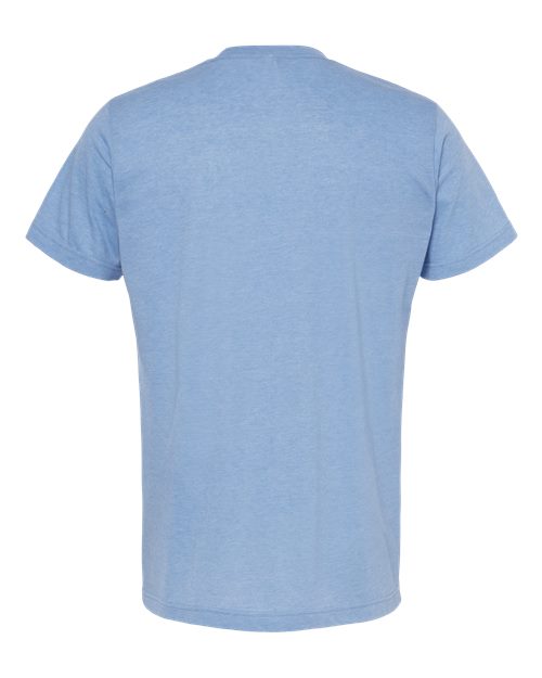 M&O 3541, Deluxe Blend T-shirt, Heather Blue