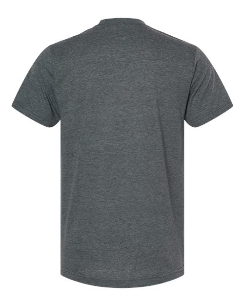 M&O 3541, Deluxe Blend T-shirt, Heather Charcoal