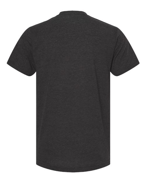 M&O 3541, Deluxe Blend T-shirt, Heather Graphite