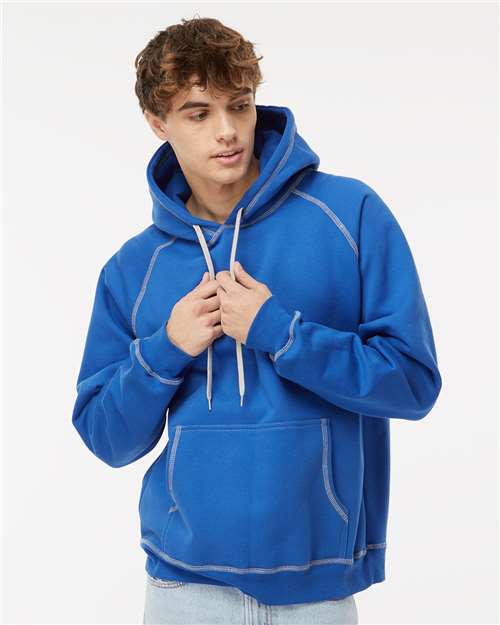 Extra Heavy Hooded Pullover - - 9423 Royal Blue 01339 14 oz and over Adult Blends Cotton - Over 50% Cotton - Ringspun Cuffed / Cuffs Drawstring Fleece Fleece - Premium - Hood Heavy (Over 6 oz) Hooded King Fashion KP8011 Long Sleeves Mens & Unisex No Visible Logos Pockets Polyester Pullovers Raglans Sweatshirts Sweatshirts & Fleece Tops