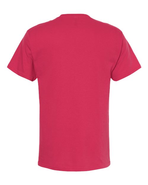 M&O 4800, Men's Gold Soft Touch T-shirt, Heliconia