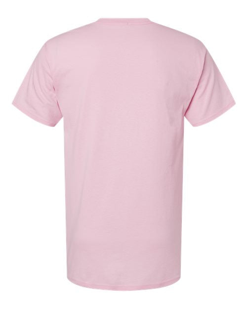 M&O 4800, Men's Gold Soft Touch T-shirt, Light Pink