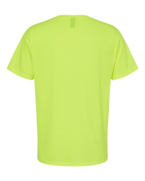 M&O 4800, Men's Gold Soft Touch T-shirt, Safety Green