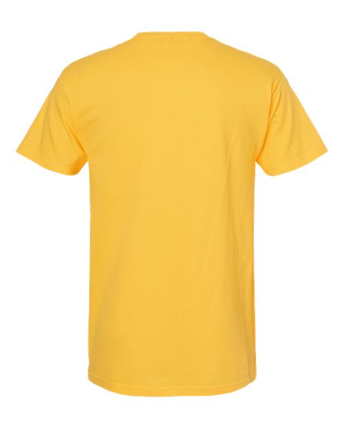 M&O 4800, Men's Gold Soft Touch T-shirt, Yellow
