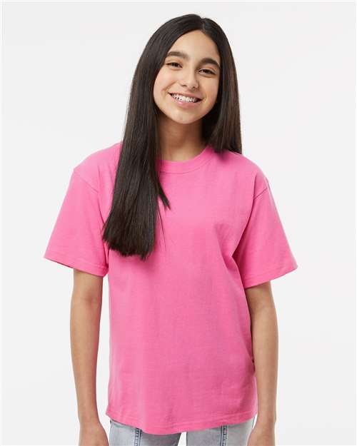 Youth Gold Soft Touch T-Shirt - Azalea - - 9463 - Toronto Screen Printing- Color