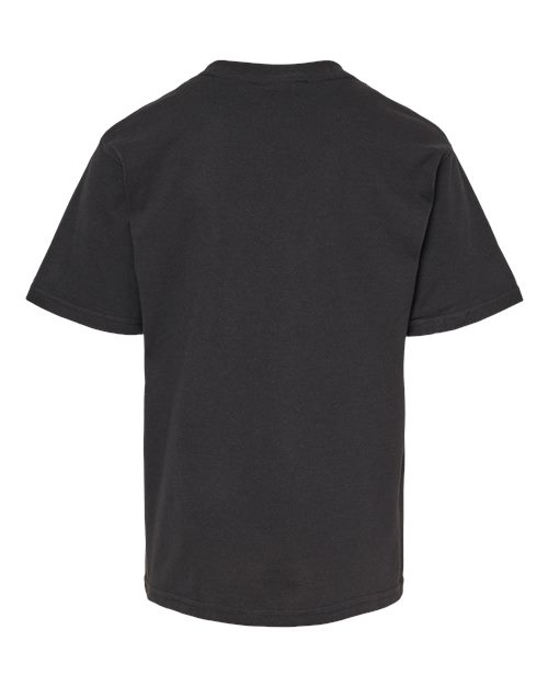 M&O 4850, Youth Gold Soft Touch T-shirt, Black