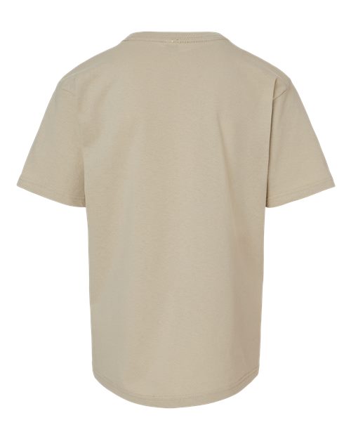 M&O 4850, Youth Gold Soft Touch T-shirt, Sand
