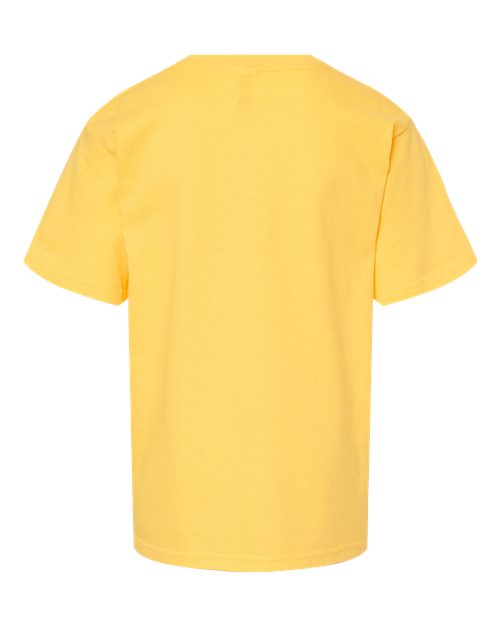 M&O 4850, Youth Gold Soft Touch T-shirt, Yellow