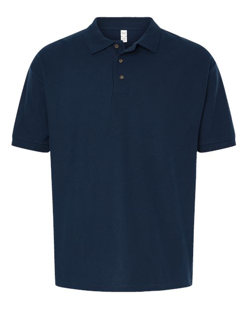 M&O 7002, Ring-spun Piqué Polo, Navy