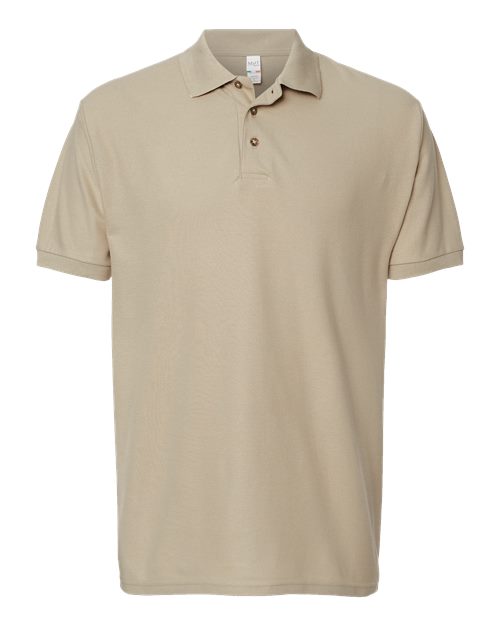 M&O 7002, Ring-spun Piqué Polo, Sand