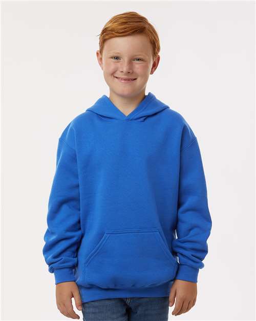 M&O 3322, Youth Fleece Pullover Hoodie, Royal