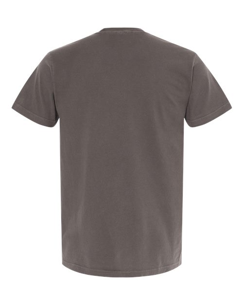 M&O 6500M, Unisex Vintage Garment-dyed T-shirt, Pepper