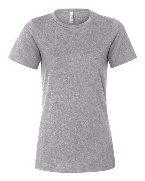 BELLA + CANVAS 6400CVC, Women’s Relaxed Fit Heather Cvc Tee, Athletic Heather
